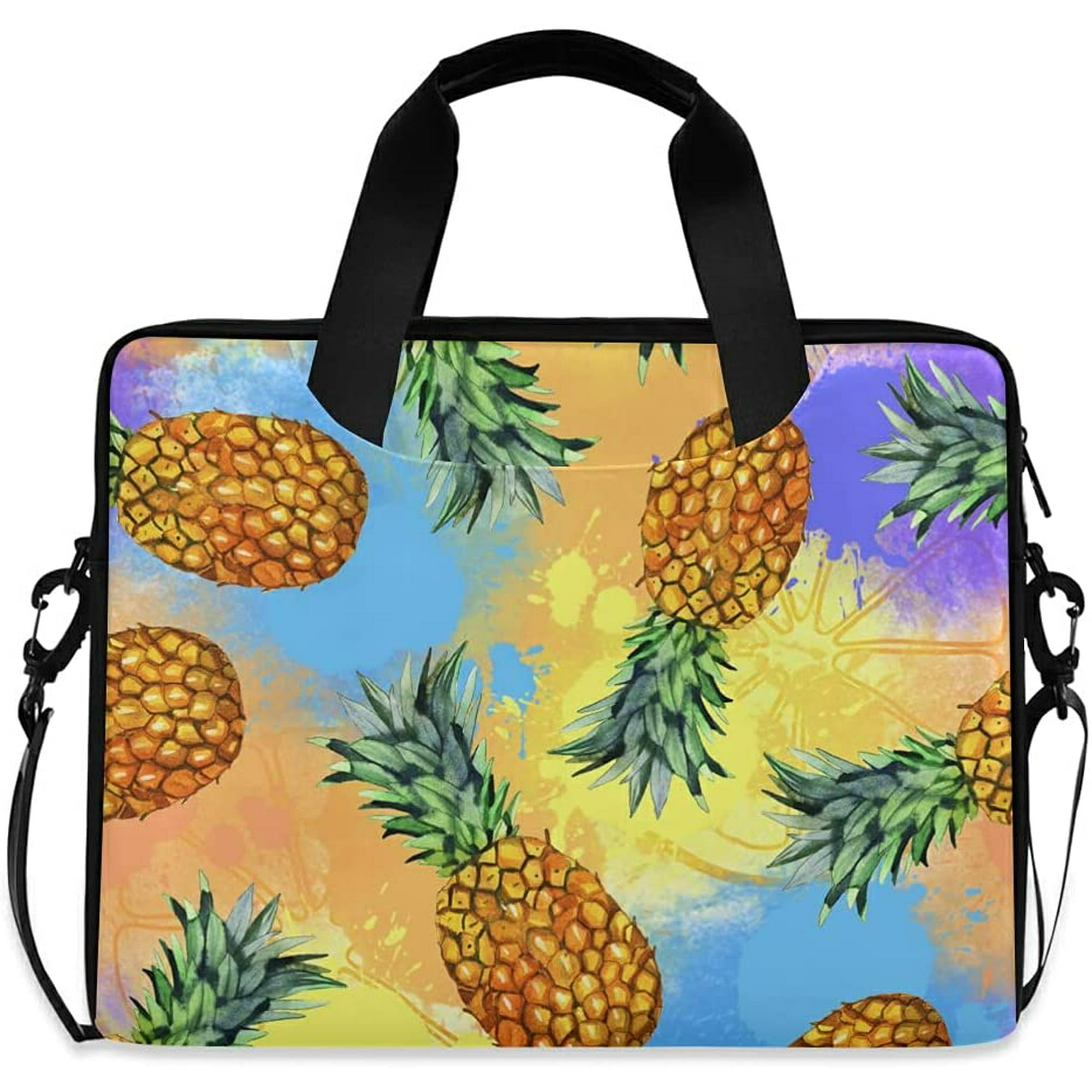Tropical Fruits Laptop Bag,Shoulder Case Laptop Sleeve Bag Briefcase 